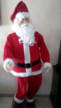 My Gemmy Life Size Santa Claus Walmart Mexico (Singing in English)