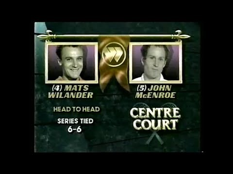 Mats Wilander vs John McEnroe - QF - Wimbledon 1989