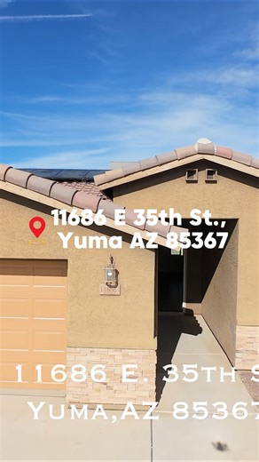 ☀️ A quick look inside a sunny Yuma home that feels easy and welcoming. This is just a highlight but it gives you a feel for the comfort and flow of 11686 E 35th St. Want to see the full tour? 👉 Watch here: https://youtu.be/rgblUKje-4o If this one caught your eye, send me a message — I’d love to show it to you in person. 🏡💛 | Yuma Real Estate