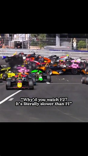 The biggest pile up crash in F2 history #formula1 #formula2