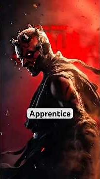 Darth Maul’s apprentice
