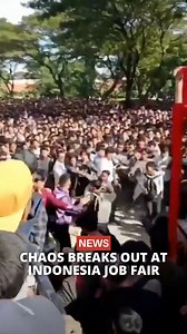 Recently, over 25,000 people swarmed a job fair in Bekasi, Indonesia, leading to chaos as the crowd pushed, yelled, and fought to get inside the venue. Some have also reportedly fainted in the crowd, overwhelmed by the heat and pressure. According to local news, the job fair offered over 2,000 job vacancies. However, the scene sparked bigger concern involving the country's rising unemployment due to a global trade war and competition from migrant workers. Following the incident, the Bekasi gover