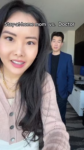 6.4K reactions · 65 shares | Real question is, who’s happier? Follow @_ongsquad to join our family-friendly adventures! #husbandandwife #marriedtomedicine #stayathomemom | Ong Squad | Facebook