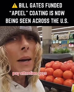 The APEEL coating is aims to preserve fruits and vegetables for longer. However, it is extremely toxic and contains dangerous levels of lead, arsenic, and mercury. Now it has just been approved for organic produce in the U.S. and the product doesn’t even need to specify that it has been sprayed… ⬇️ Comment “PLANTS” if you’d like us to send you a link to our FREE guide all about the hidden health dangers of plants (check your messages or message requests) | Meat Health