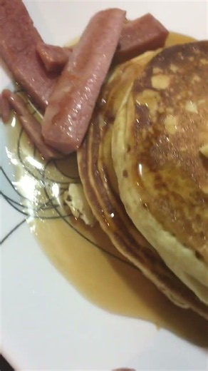 spam & pan cake パンケーキとスパム