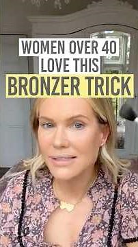 WOMEN OVER 40 LOVE THIS BRONZER TRICK | BEST BRONZER HACK FOR LIFT & GLOW OVER 40 ✨🌞 #over40makeup