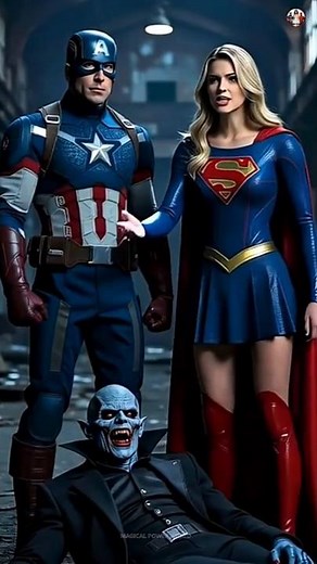 vampire vs Supergirl 😱 #shorts