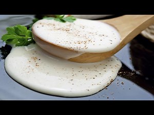 How To Make The Perfect Bechamel Sauce. Creamy White Sauce For Lasagna And Pasta.