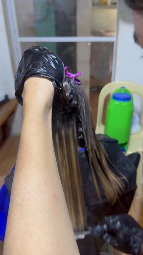 Process on how to rebond bleached hair or highlights hair /balayage Part 9 | Ronel Perez Ogerio