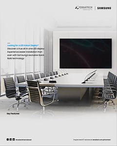 Can you set up a 130" screen in under 2 hours without extra peripherals? Yes, and here’s how you can do it with best-in-class LED picture quality! Samsung has made large screen installations easier than ever with their All-In-One IAC series, an indoor LED screen that can be installed in just 2 hours without the need for additional components! Exclusively distributed in the Philippines by Versatech International, the All-In-One IAC series offers best-in-class LED picture quality on a 130" indoor 