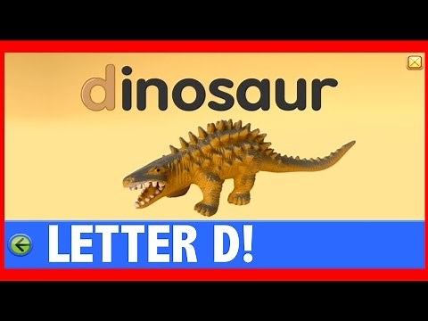 D is for Dinosaur - Letter D - Play and Learn the Alphabet with Starfall