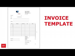 How to create professional invoice in Excel with formulas for your business | Step by Step Process