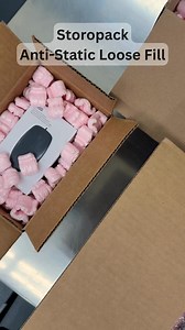 Safeguard your electronic products with Storopack's anti-static loose fill. These pink S-shaped foam chips are designed to prevent static electricity build-up, providing optimal protection for delicate items during transit. | Paper Mart | Facebook