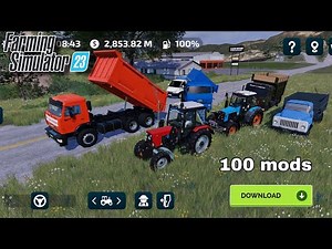 Fs23 mods - 6x4 Tipper Truck , Minsk Tractor Works mods 100