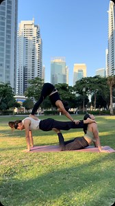 8.7K views · 64 reactions | Trio acro yoga moves ✅ #yogalife #yogareel #acroyoga #yoga #tips #explore #explorepage #health #ﬁtness #yogagirls #yogalove #instagram #likeforlikes #viralreels | Uma Wellness Zone | Facebook