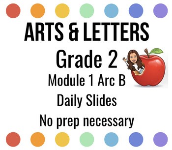 Arts and Letters Grade 2 Module 1 Arc B Daily Slides