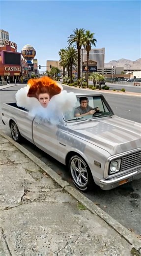 VEGAS COUPLE FLIP COIN GAMBLE CHAOS! where should we park🎲😂🚗💣