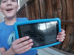 Amazon fire tablet gets destroyed(super funny 10 sub special)e