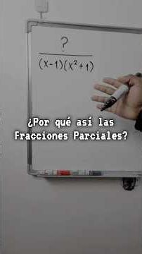 ​¿Por qué A y no Bx+C? El secreto de Fracciones Parciales #bayronasymmetry #maths #calculo #integral