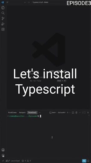 TypeScript Install Karna Itna Easy Hai | Episode 3 #coding