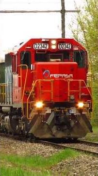 EMD SDL39 FULL POWER ENGINE ‼️ #railway #locomotive #train #chile #emdlocomotive