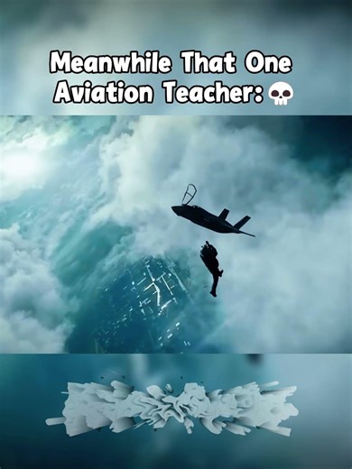 That Aviation Teach 💀 😏 #airplane #aviation #teacher #funny