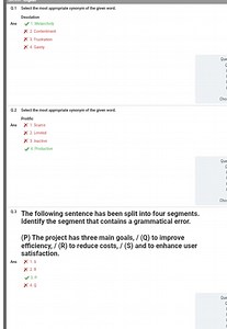 Q.1 Select the most appropriate synonym of the given word.Deso... | Filo
