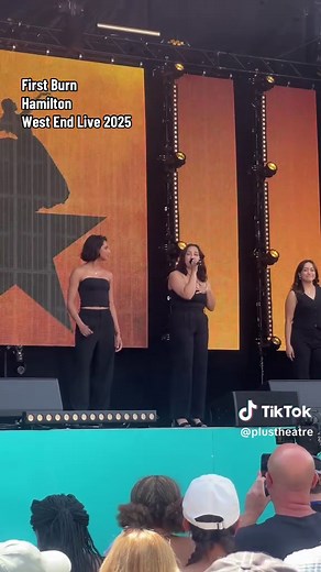 First Burn Performance from Hamilton at West End Live