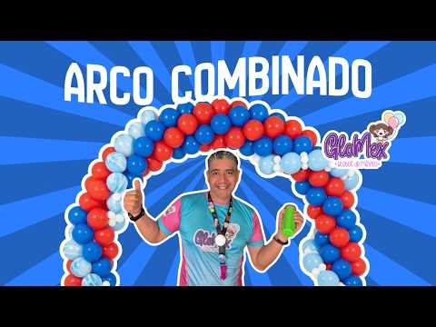 🎈 Arco de Globos Combinado Paso a Paso ✨ | Ángel Pedraza