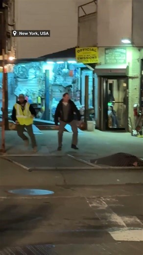 Falling fence knocks out woman near movie set
