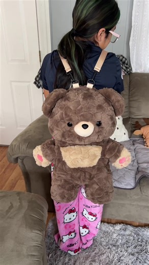 Bear backpack mochila de osito de peluche #bear #backpack #girl #bags #fyp