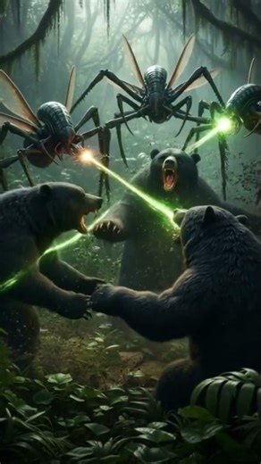 Animal fight with Aliens 👽👽