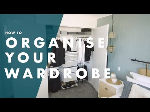 How to organise your wardrobe - Bunnings Warehouse