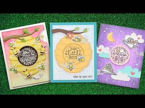 Intro to Magic Iris Beehive Add-On & More Magic Messages + 3 cards from start to finish