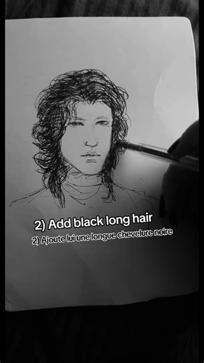 Draw a goth man I hope my tutorial will be helpfull #goth #gothboy #gothman #drawingtutorial
