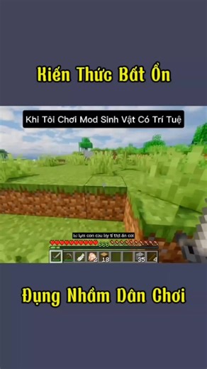 Chơi thử mod trí tuệ trong Minecraft