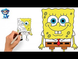 how to draw spongebob drawing easy step by step