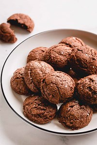 Macaron Brownie Cookies