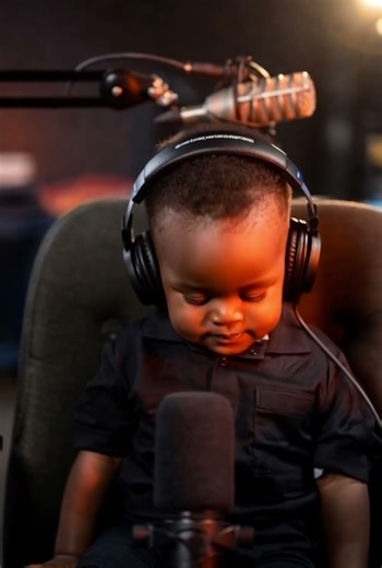 Baby wants a nap after the interview