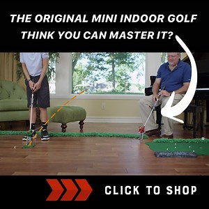 1.7K reactions · 1.7K shares | FLASH SALE  Buy one get one 50% off Mini Indoor Golf Player and Competition Sets! | Mini Indoor Golf | Facebook