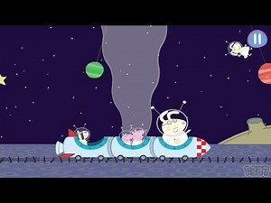 Peppa Pig Space Tour - English Cartoon Game Episode for Kids (Gameplay, Walkthrough)