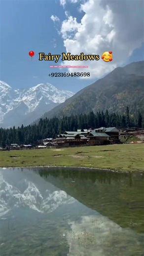 Fairy Meadows Nestled at 3,300 meters, Fairy Meadows is a breathtaking alpine valley surrounded by towering peaks like Nanga Parbat. The lush green meadows are dotted with wildflowers, and the views of the snow-capped mountains are simply stunning. Perfect for nature lovers and adventure seekers, Fairy Meadows offers: Hiking trails to explore Camping under the stars Photography heaven A tranquil escape from the world Get ready to be enchanted by the beauty of Fairy Meadows! #FairyMeadows #NangaP