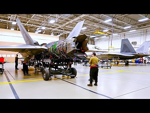Rare Look: F-22 Raptor Engine Removed and Roared to Life in Full Afterburner Test!