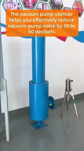 The vacuum pump silencer helps you effectively reduce vacuum pump noise by 30 to 50 decibels.#vacuum