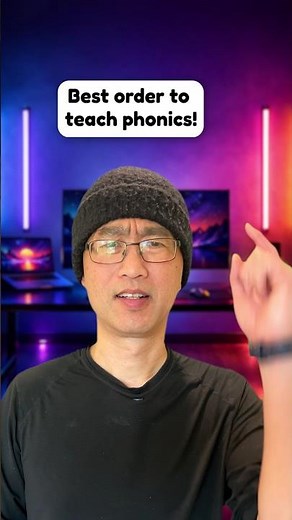 Best order to teach phonics.