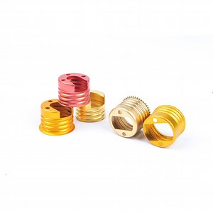 [Hot Item] Custom Aluminum Deep Drawing Golden Anodizing Parts