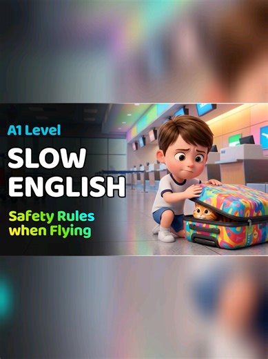 Safety Rules when Flying | English Listening Practice for Start Learning English (A1 Level)