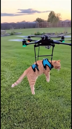 We’re sending this cat off with the drone 🐱🚁 — wherever you are, drop your city in the comments! #dronevideo #drone #catsofinstagram #cat | Kitten Family