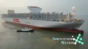 China's mega vessel OOCL Valencia sets sail for sea trials