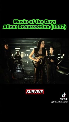 Movie of the Day: Alien: Resurrection (1997) #movieoftheday #alienresurrection #scifihorror #filmtok